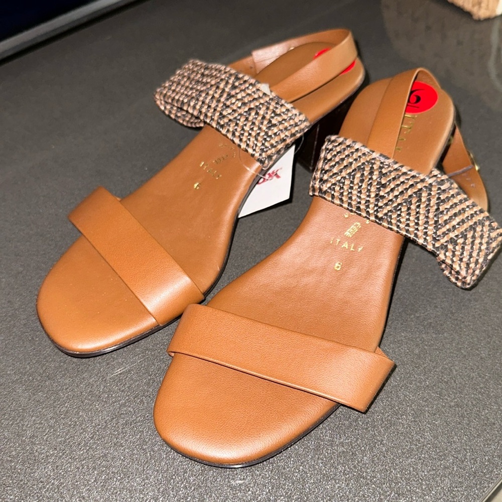 Brown Low Heel Block